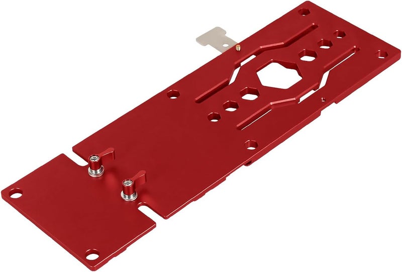 Toolcool Store 340mm Track Saw Square Circular Saw Guide Rail Square Compatible with DeWalt Guide Rail (Red) - Image 2